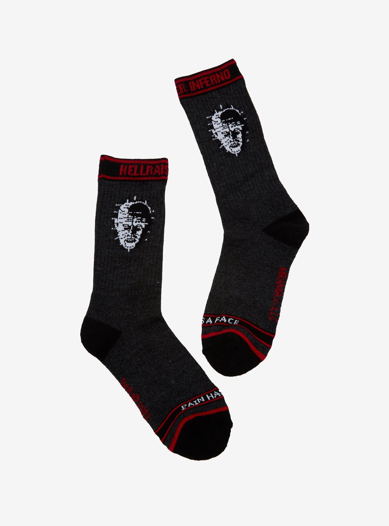 Hellraiser: Inferno Crew Socks, , hi-res