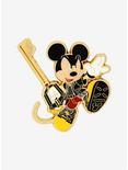 Loungefly Disney Kingdom Hearts Mickey Mouse Keyblade Enamel Pin - BoxLunch Exclusive, , hi-res