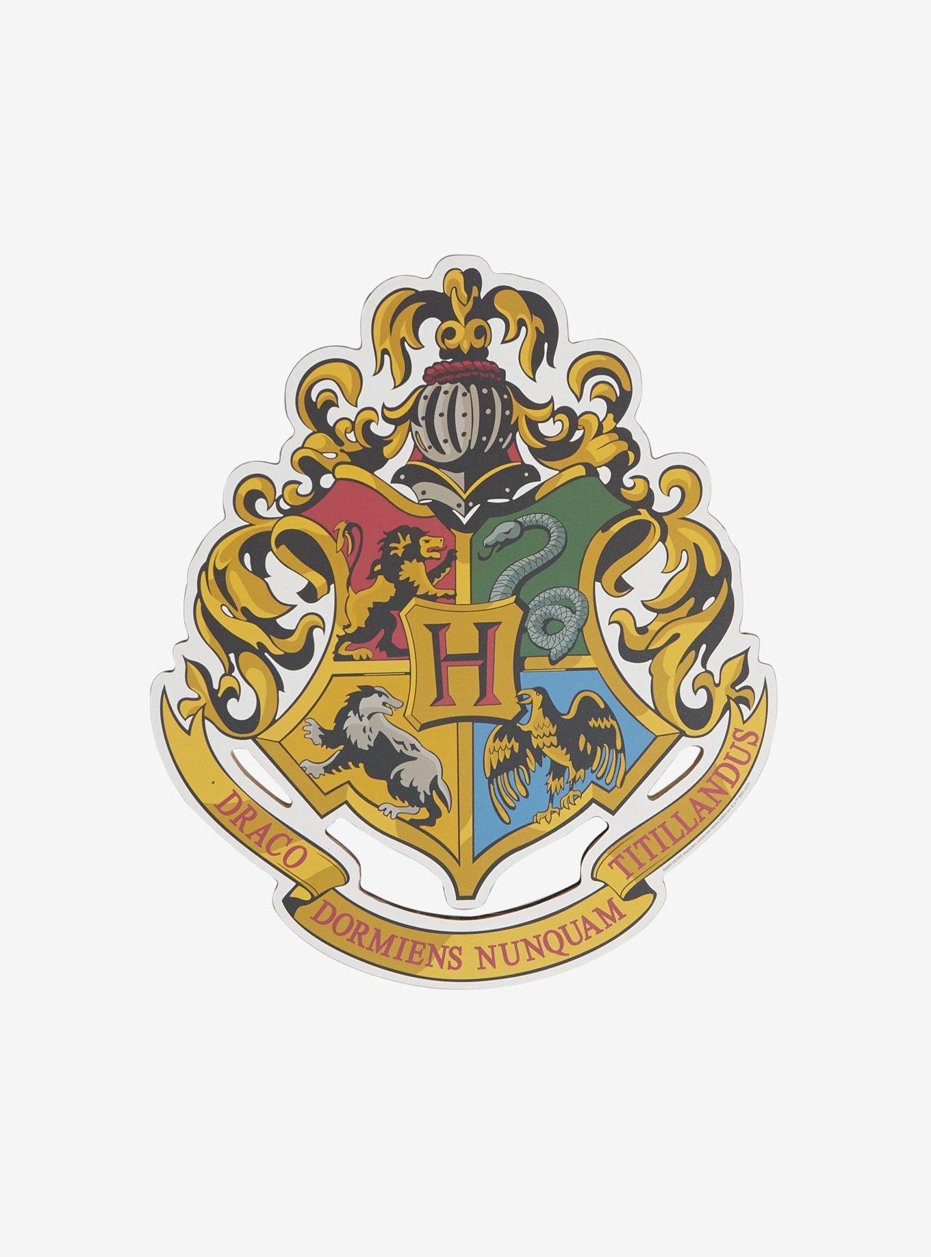 Harry Potter Hogwarts Crest Wood Wall Art, , hi-res