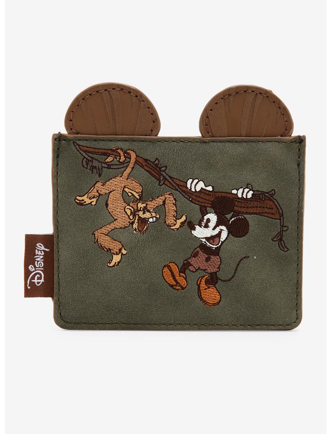 Loungefly Disney Mickey Mouse Safari Cardholder - BoxLunch Exclusive, , hi-res
