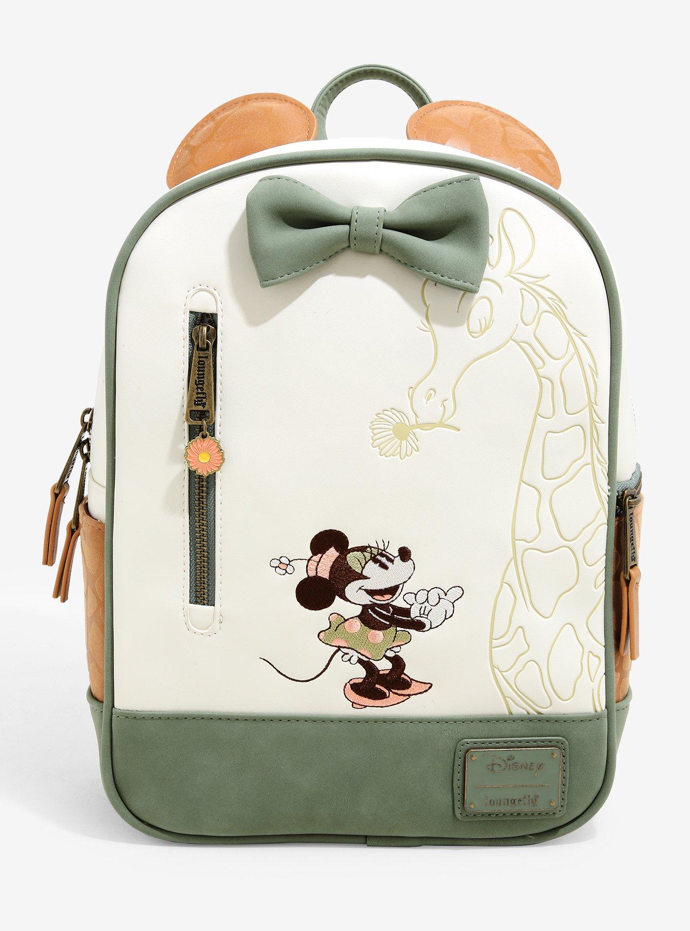 Loungefly Disney Minnie Mouse Giraffe Mini Backpack BoxLunch Exclusive BoxLunch