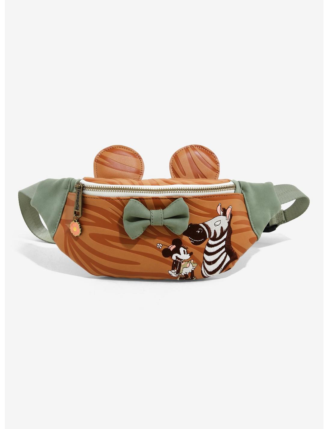 Loungefly Disney Minnie Mouse Zebra Fanny Pack - BoxLunch Exclusive, , hi-res
