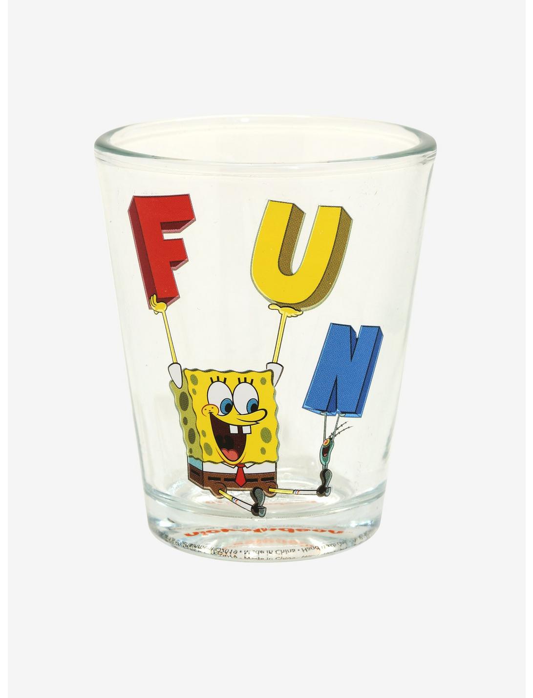 SpongeBob SquarePants Image on Clear Shot Glass