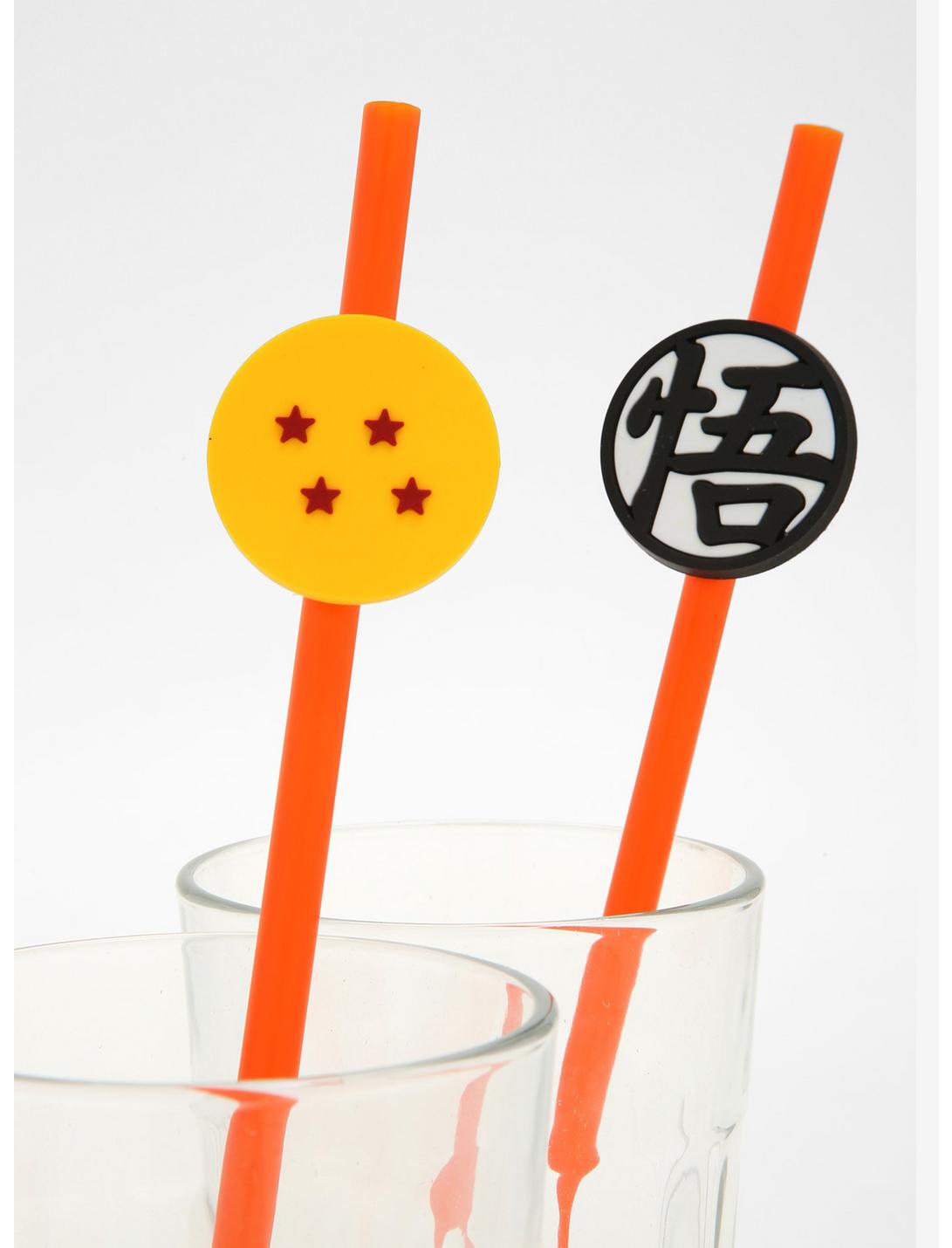 Dragon Ball Z Charm Reusable Straw Set - BoxLunch Exclusive, , hi-res