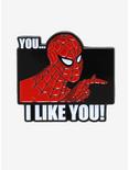 Marvel Spider-Man I Like You Enamel Pin, , hi-res