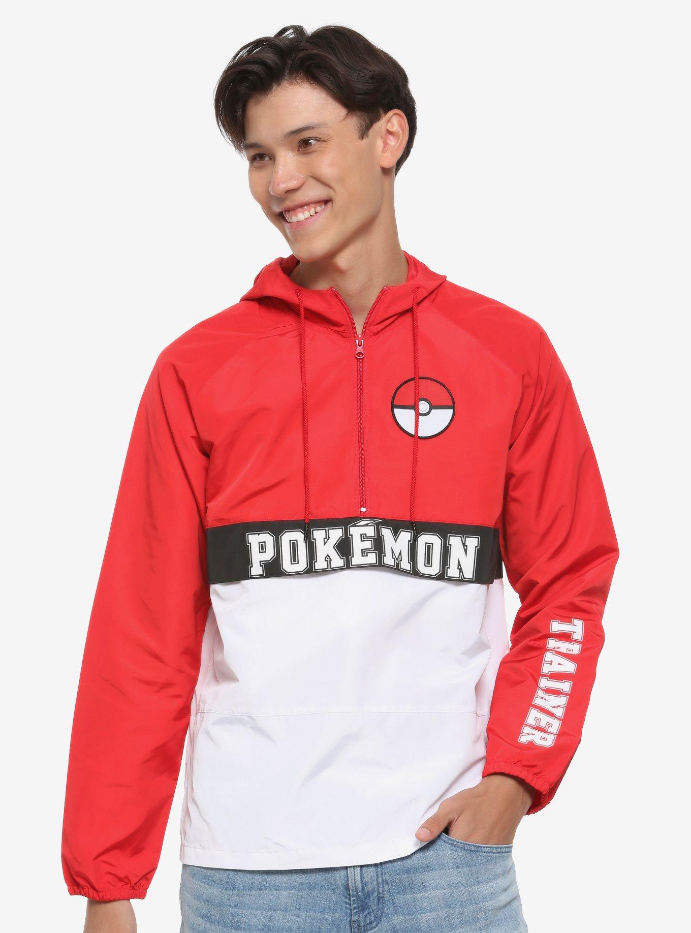 Pokemon Trainer Windbreaker, WHITE, hi-res