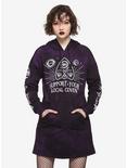 Support Your Local Coven Purple Tie-Dye Hoodie Dress, TIE DYE, hi-res
