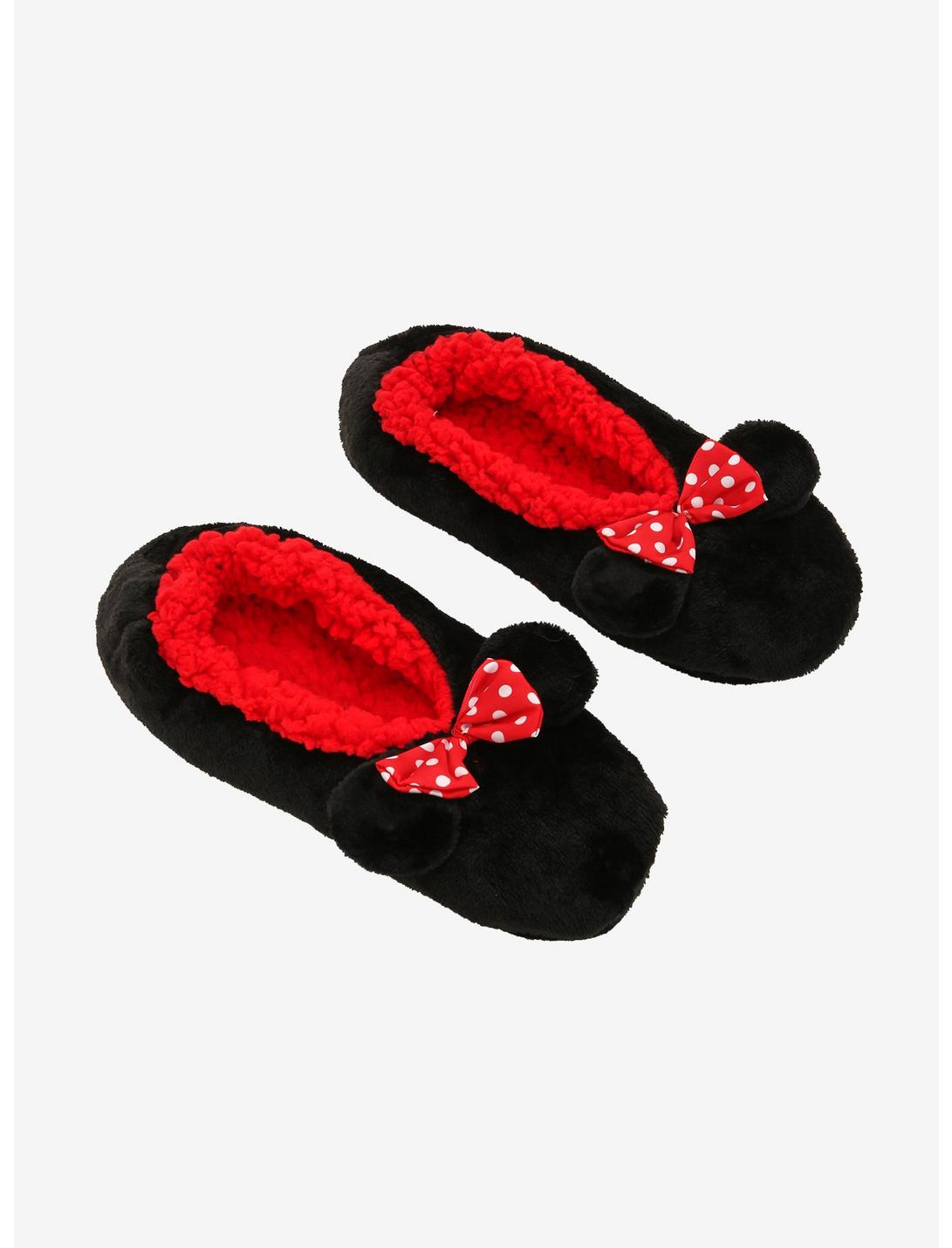 Disney Minnie Mouse Figural Cozy Slippers, MULTI, hi-res