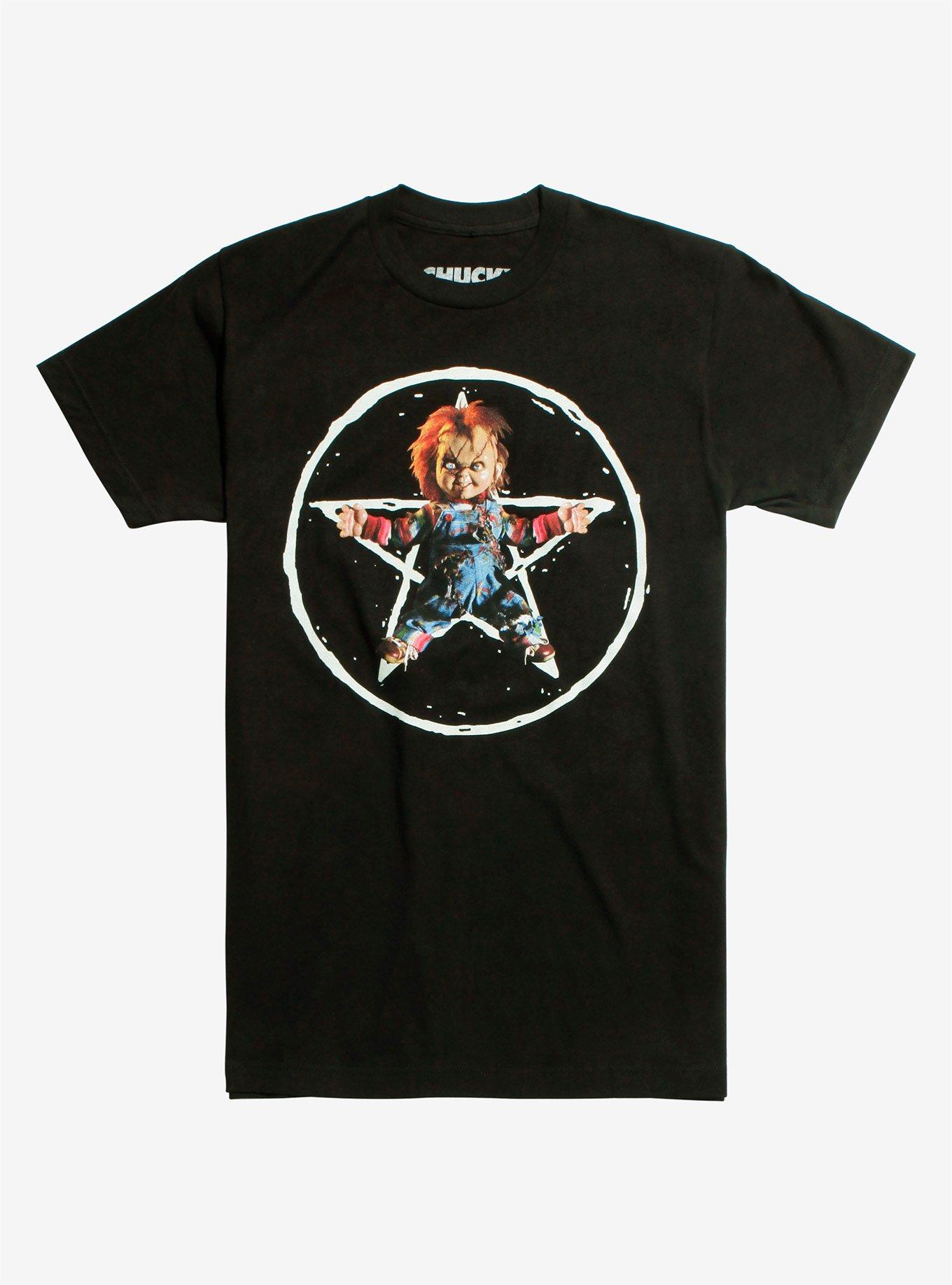 Child's Play Chucky Pentagram T-Shirt, MULTI, hi-res