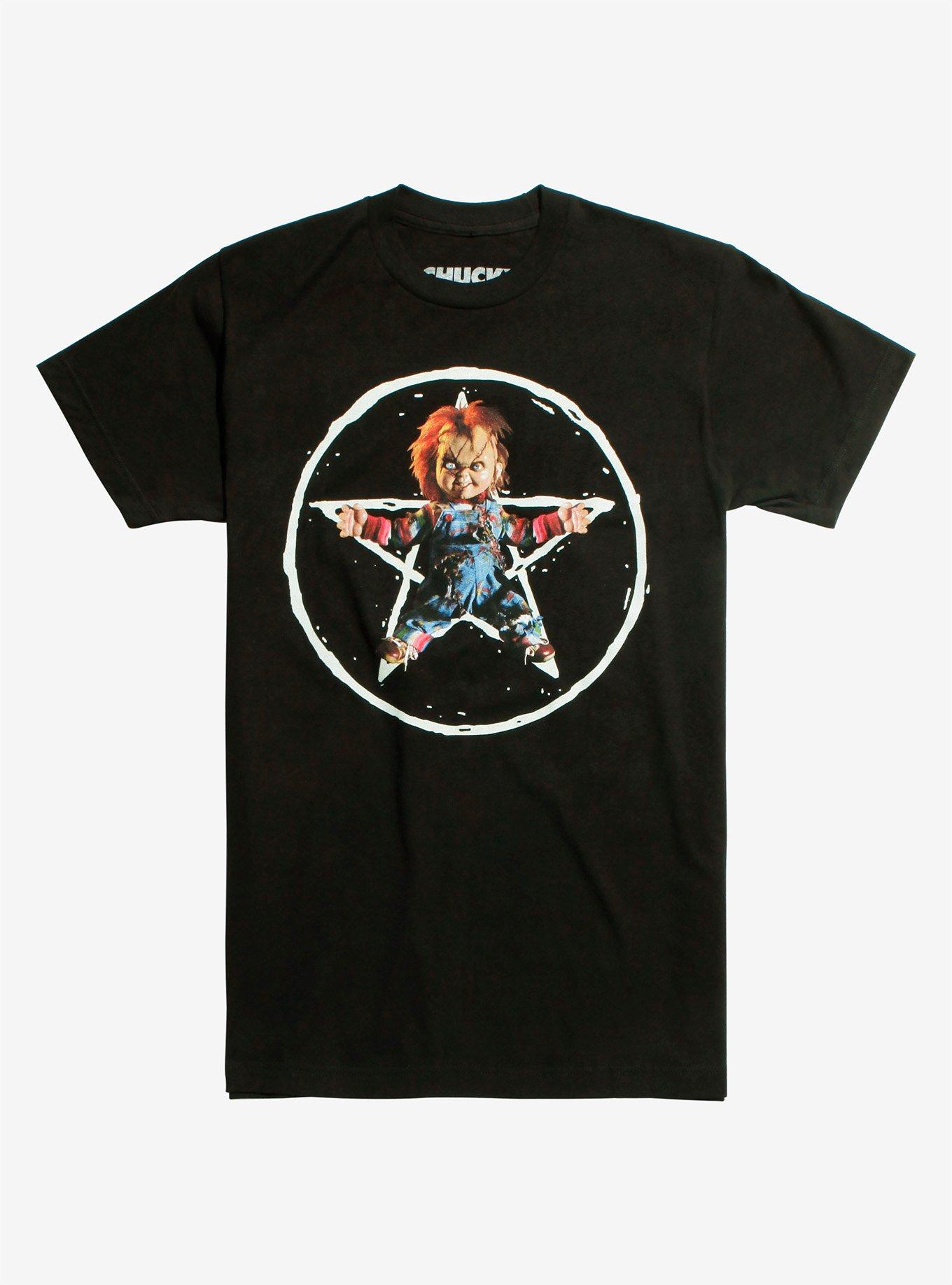 Chucky pentagram shirt on sale