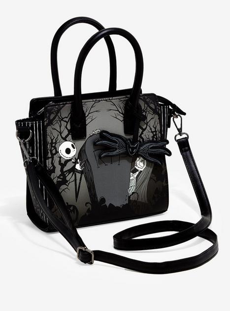 Loungefly The Nightmare Before Christmas Jack Sally Graveyard Satchel Bag Hot Topic