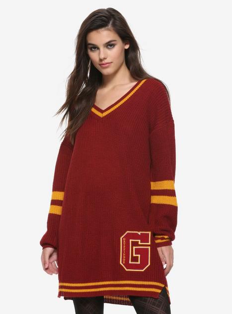 Harry Potter Gryffindor Sweater Dress Hot Topic