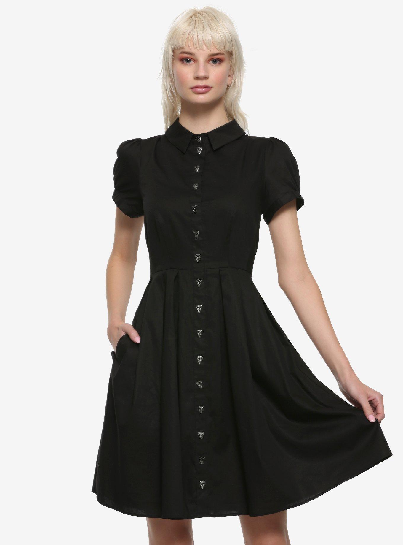 Hell Bunny Planchette Button Dress