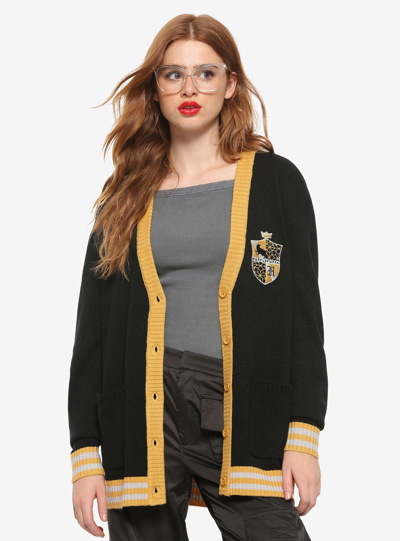 Harry Potter Hufflepuff Girls Cardigan Hot Topic