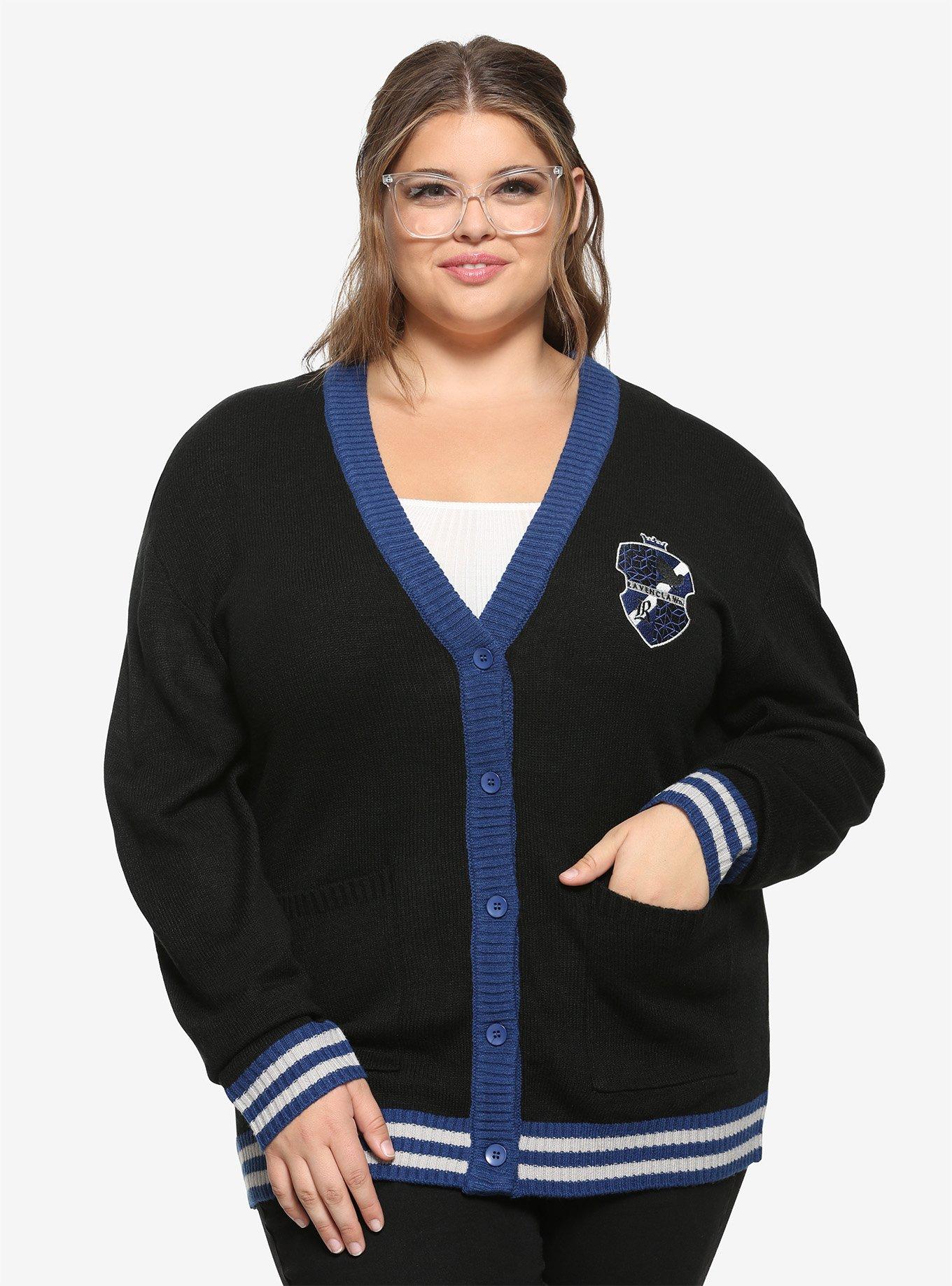 Harry Potter Ravenclaw Girls Cardigan Plus Size, MULTI, hi-res