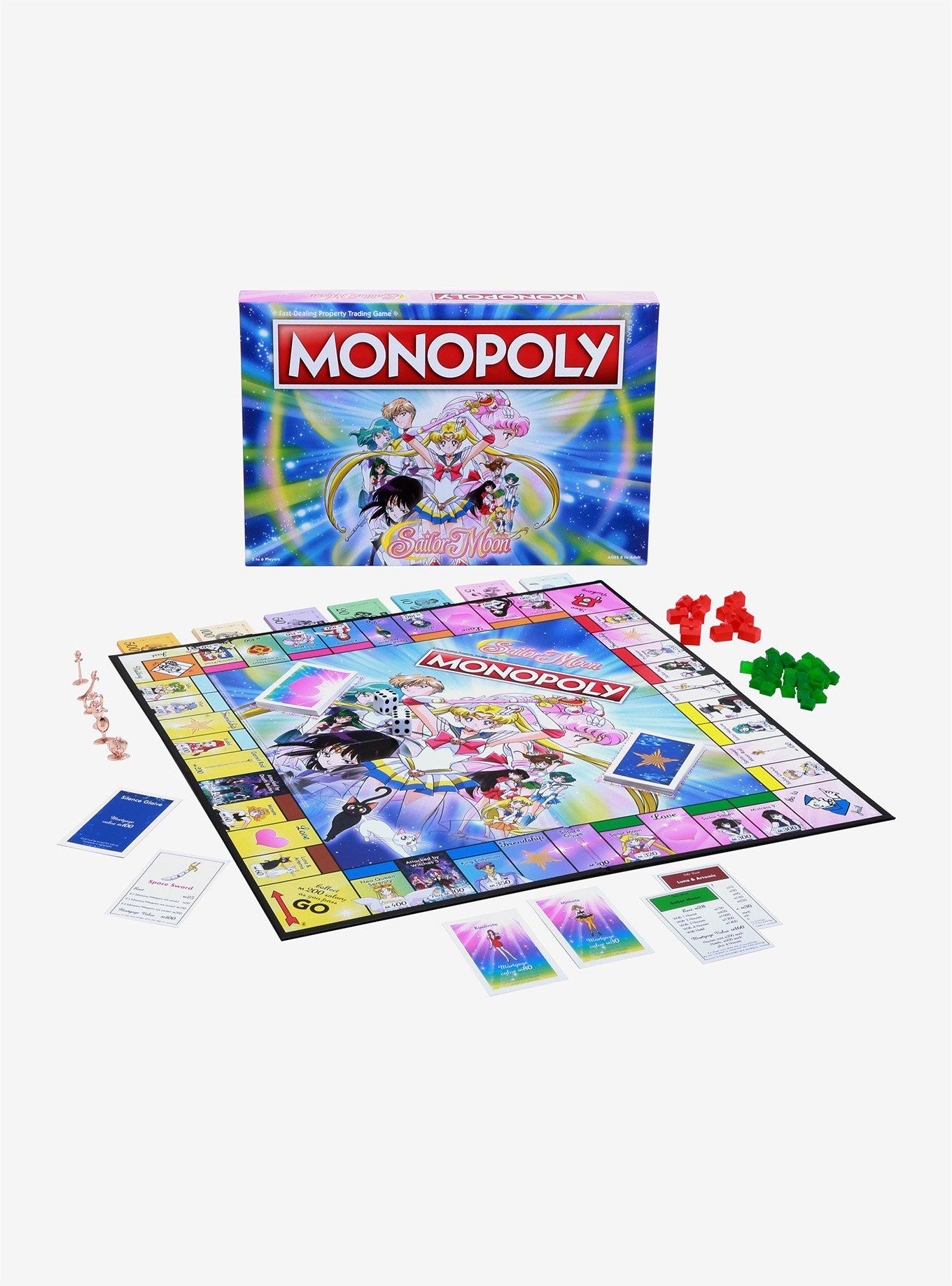 Sailor Moon Edition Monopoly Board Game, , hi-res