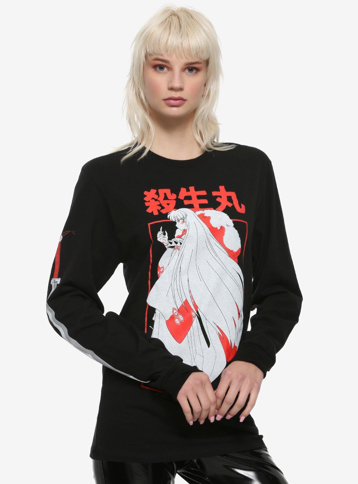 Inuyasha Sesshomaru Girls Long-Sleeve T-Shirt, MULTI, hi-res