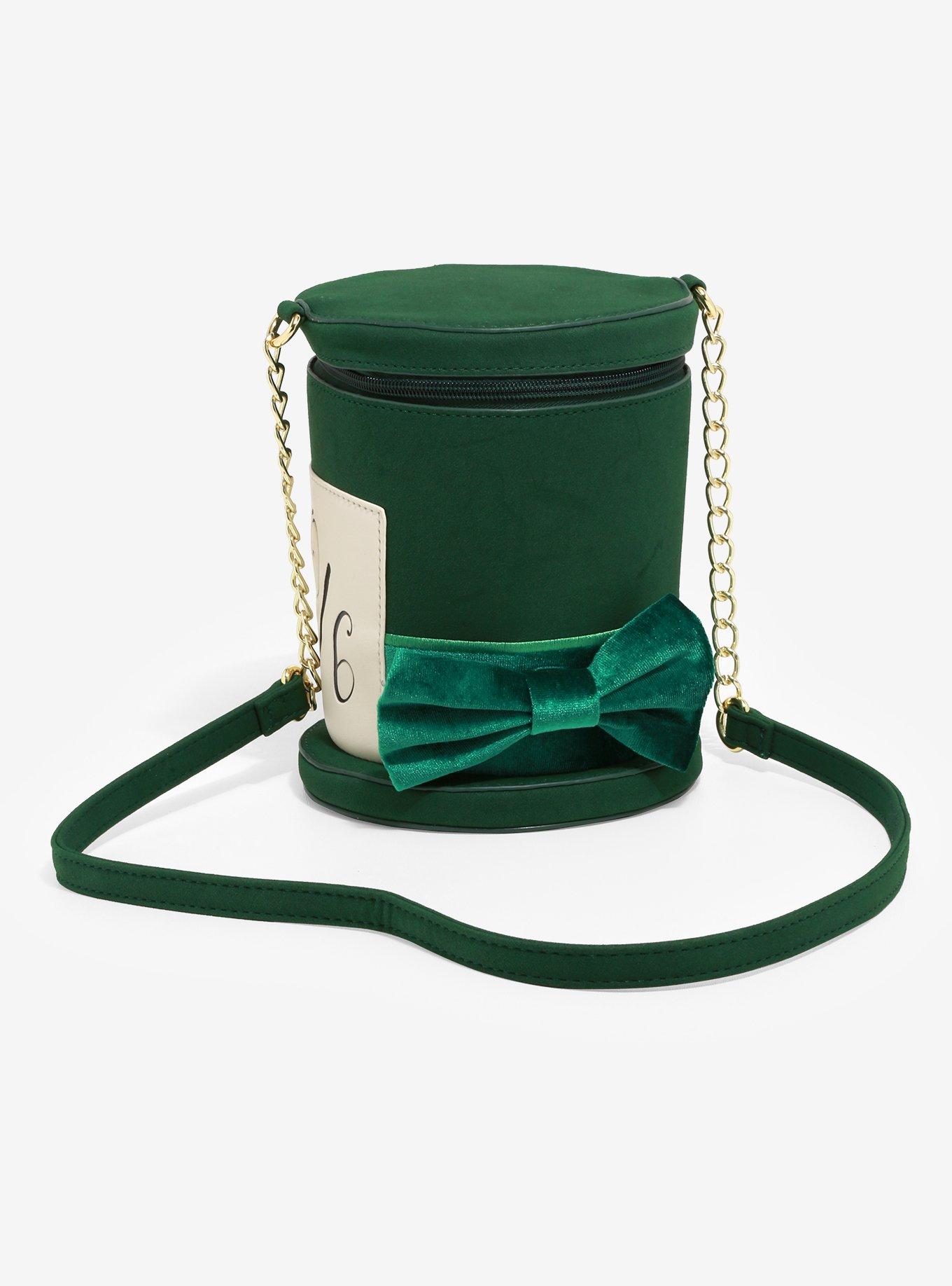 Alice in Wonderland Handbag Green Goth Alice Shoulder Bag 