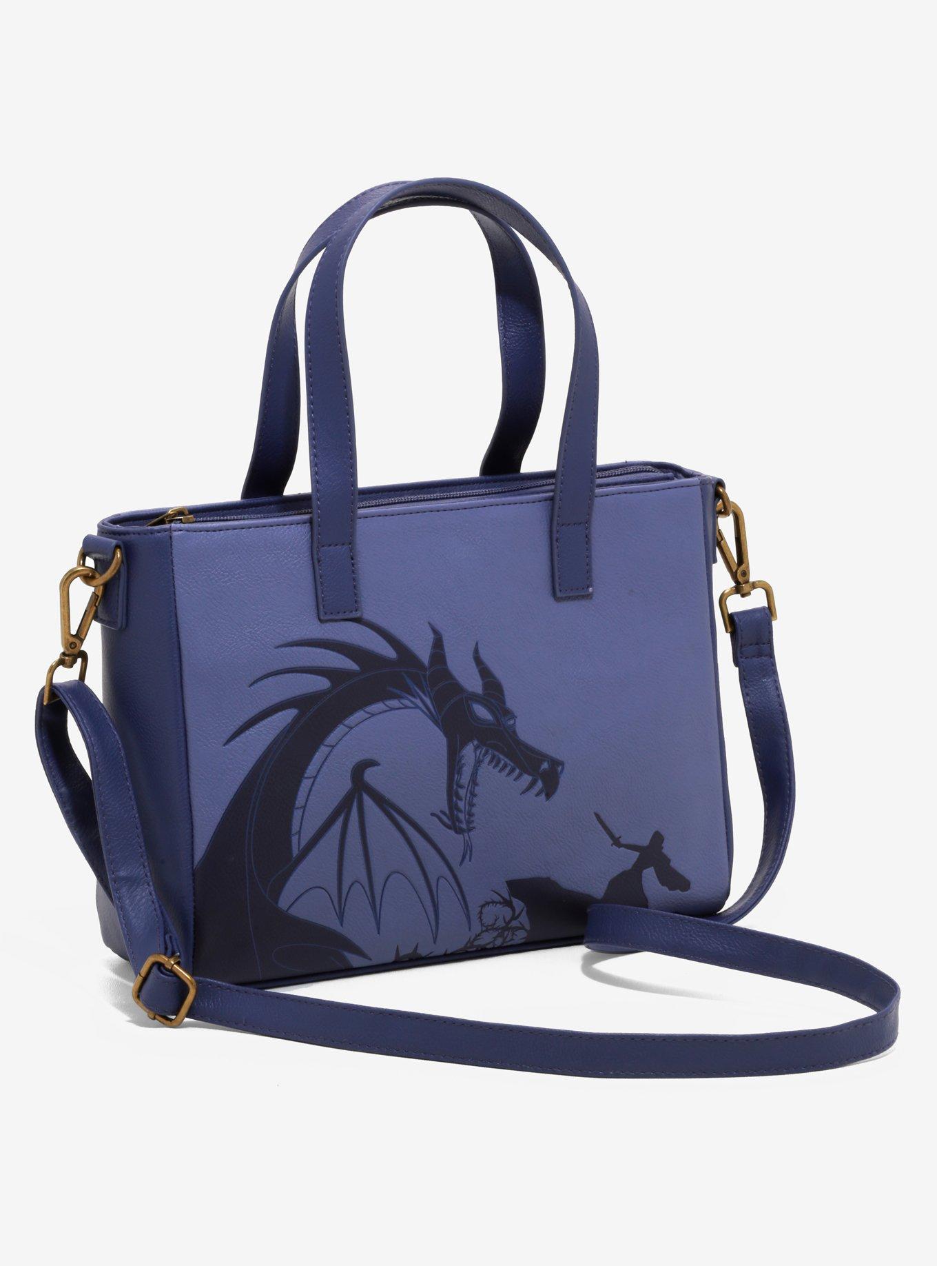 Vamos comer bronce Loungefly Disney Maleficent Dragon Satchel Bag | Hot Topic