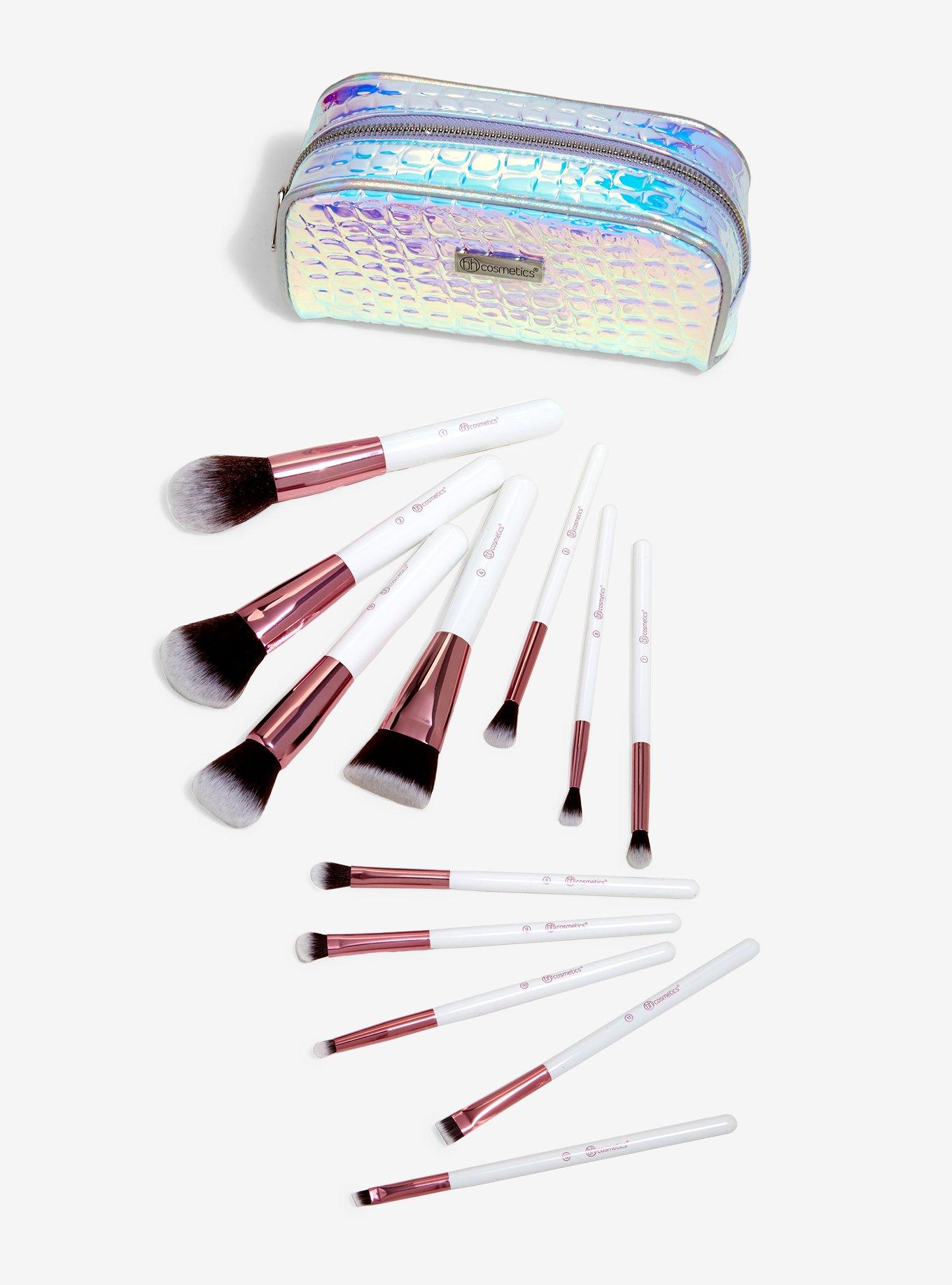 BH Cosmetics Crystal Quartz Makeup Brush Set, , hi-res
