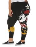 Plus Size Disney Mickey Mouse & Minnie Mouse Mirrored Leggings Plus Size, MULTI, hi-res