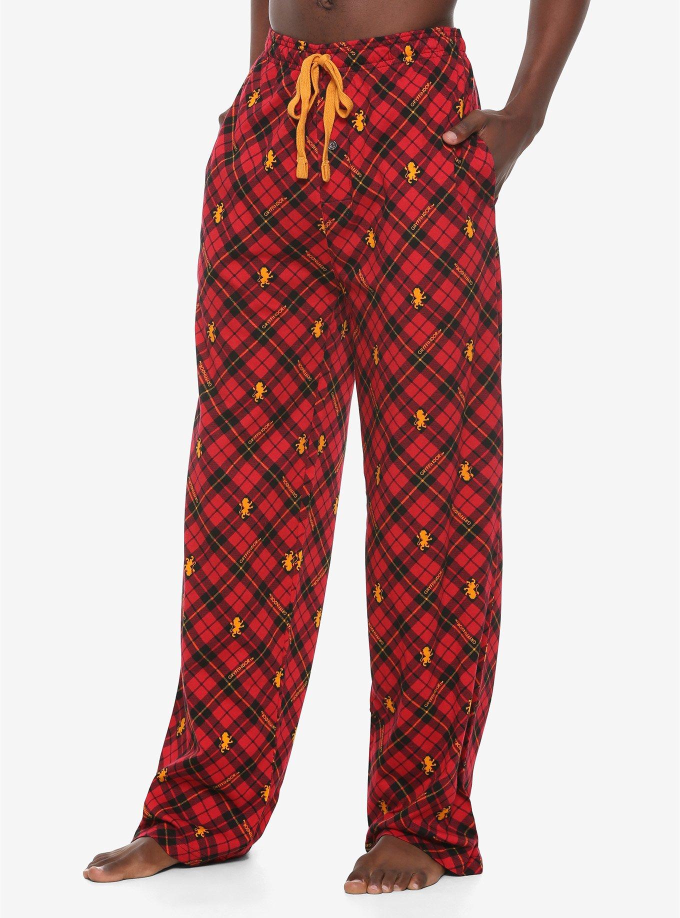 Harry Potter Gryffindor Plaid Pajama Pants Hot Topic