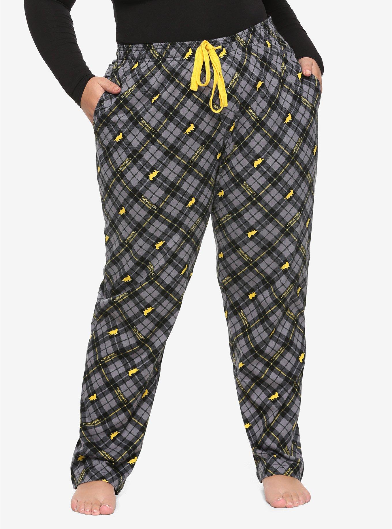 Harry Potter Hufflepuff Plaid Lounge Pants