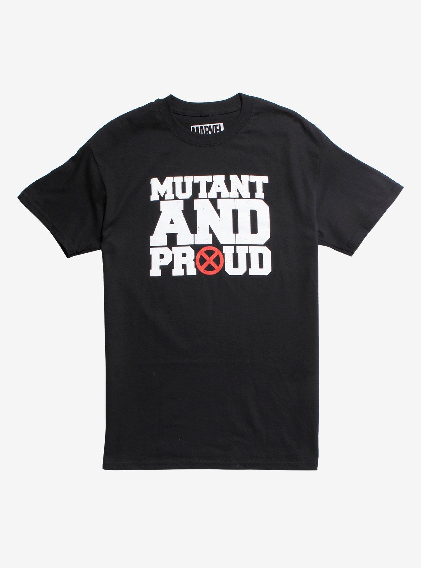 Marvel X-Men Mutant And Proud T-Shirt, WHITE, hi-res