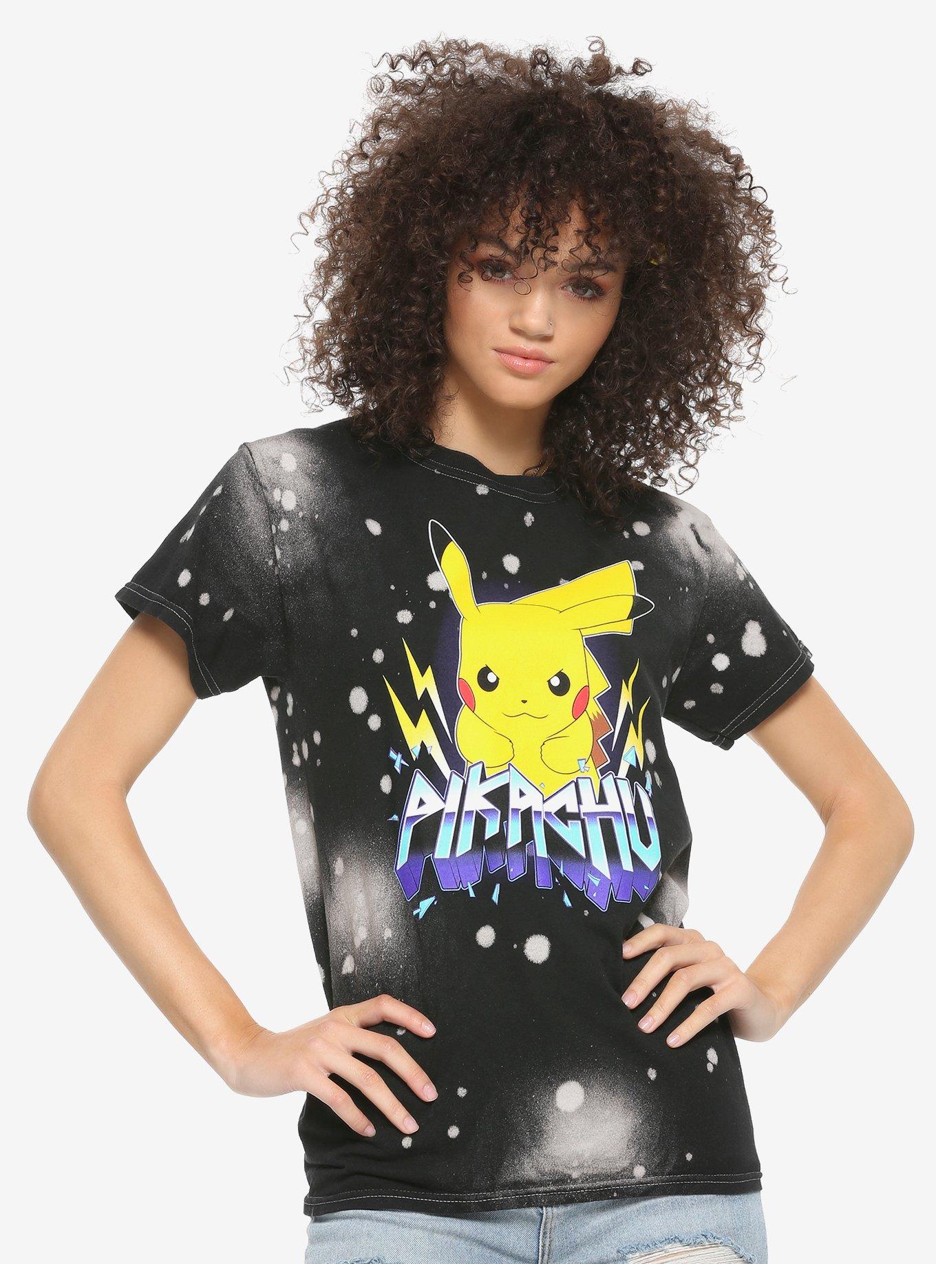 Pokemon Pikachu Metal Wash Girls T-Shirt, MULTI, hi-res