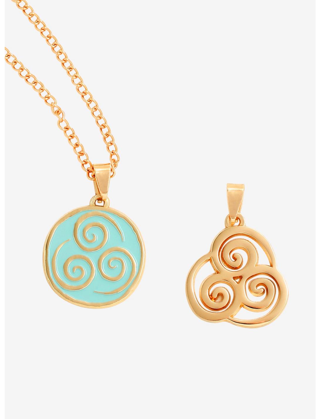 Avatar: The Last Airbender Airbending Symbol Charm Necklace - BoxLunch Exclusive, , hi-res