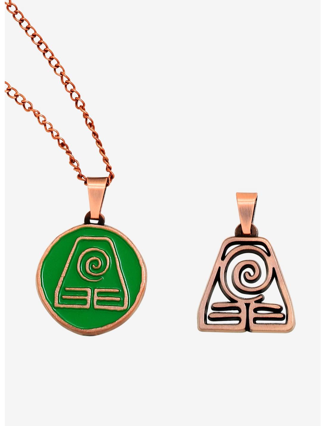 Avatar: The Last Airbender Earth Kingdom Charm Necklace - BoxLunch Exclusive, , hi-res