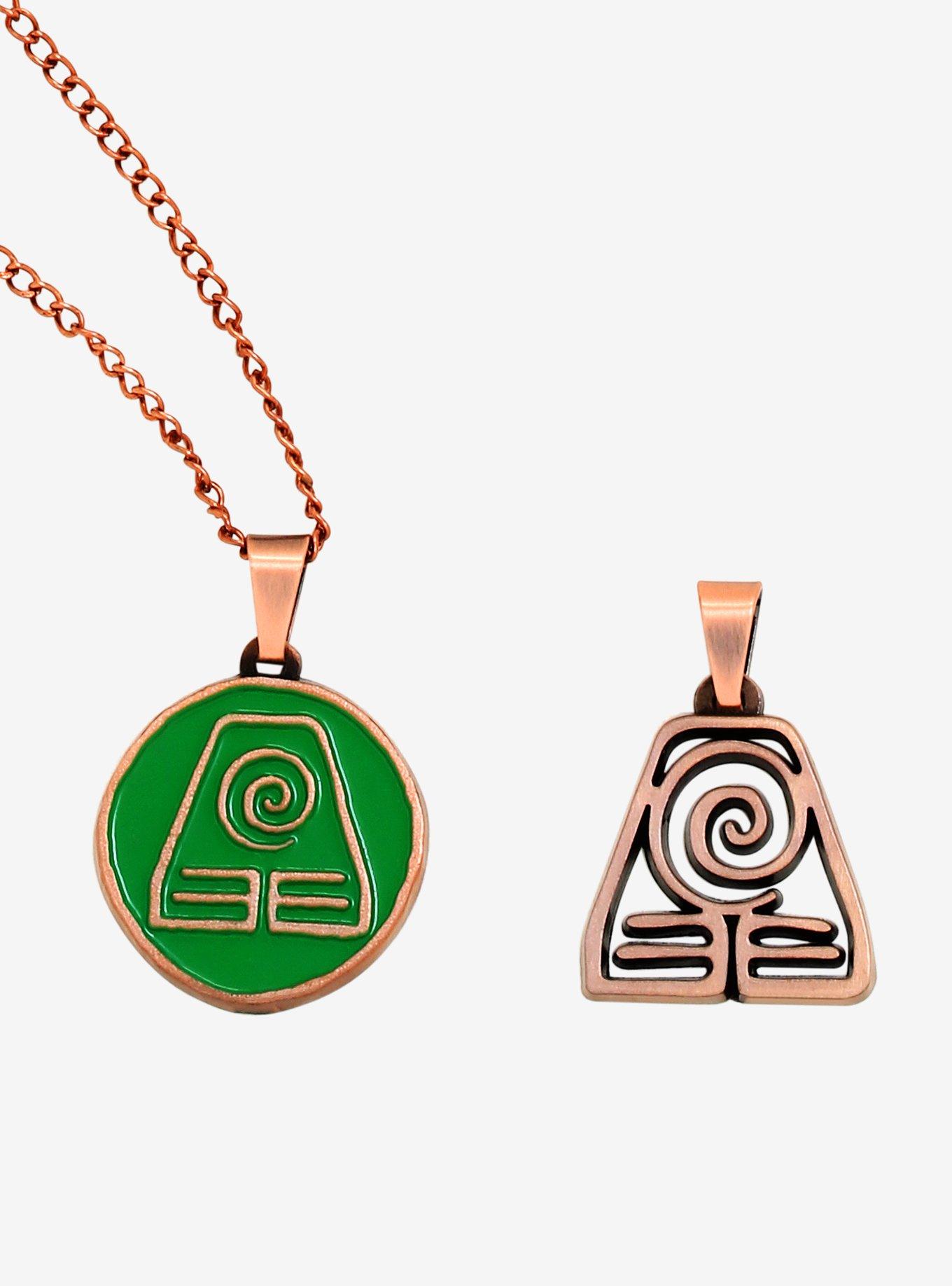 Avatar: The Last Airbender Earth Kingdom Charm Necklace - BoxLunch Exclusive, , hi-res