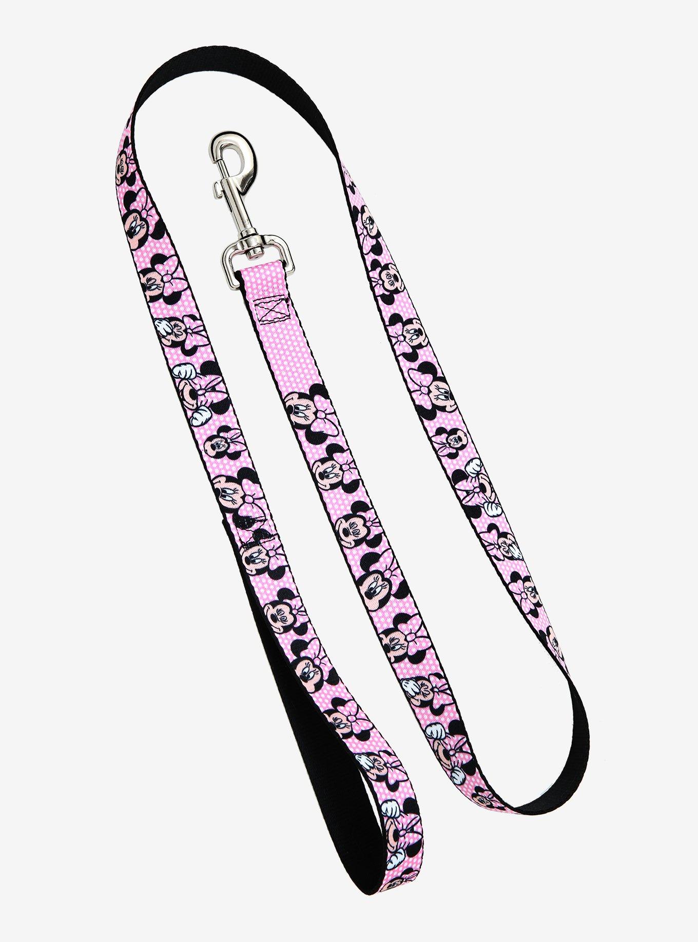 Disney Minnie Mouse Pink & White Polka Dot Pet Leash, , hi-res view 1