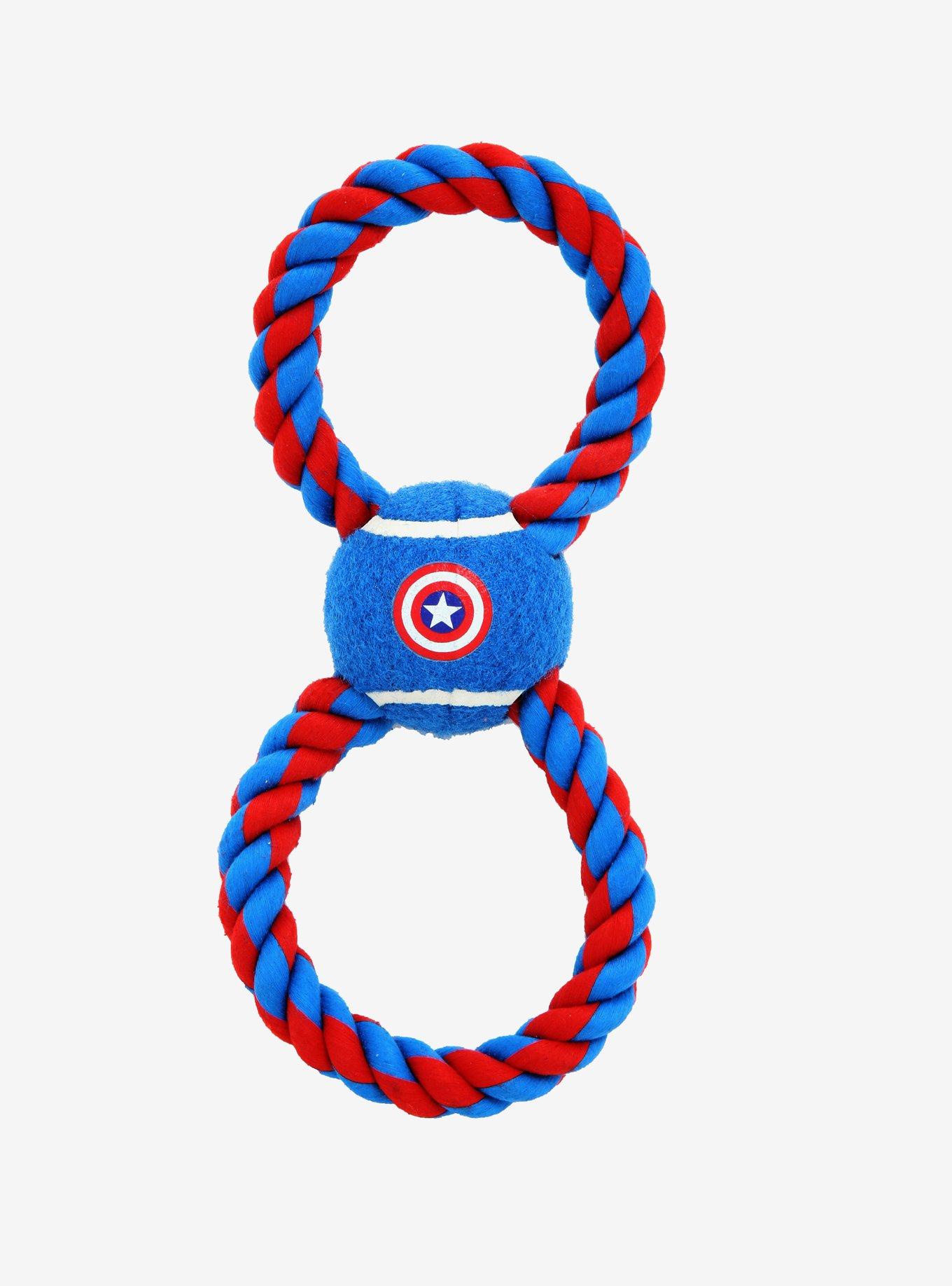 Marvel Captain America Rope Dog Toy, , hi-res