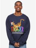 Disney Winnie the Pooh Tigger Colorful Crewneck Sweatshirt - BoxLunch Exclusive, BLUE, hi-res
