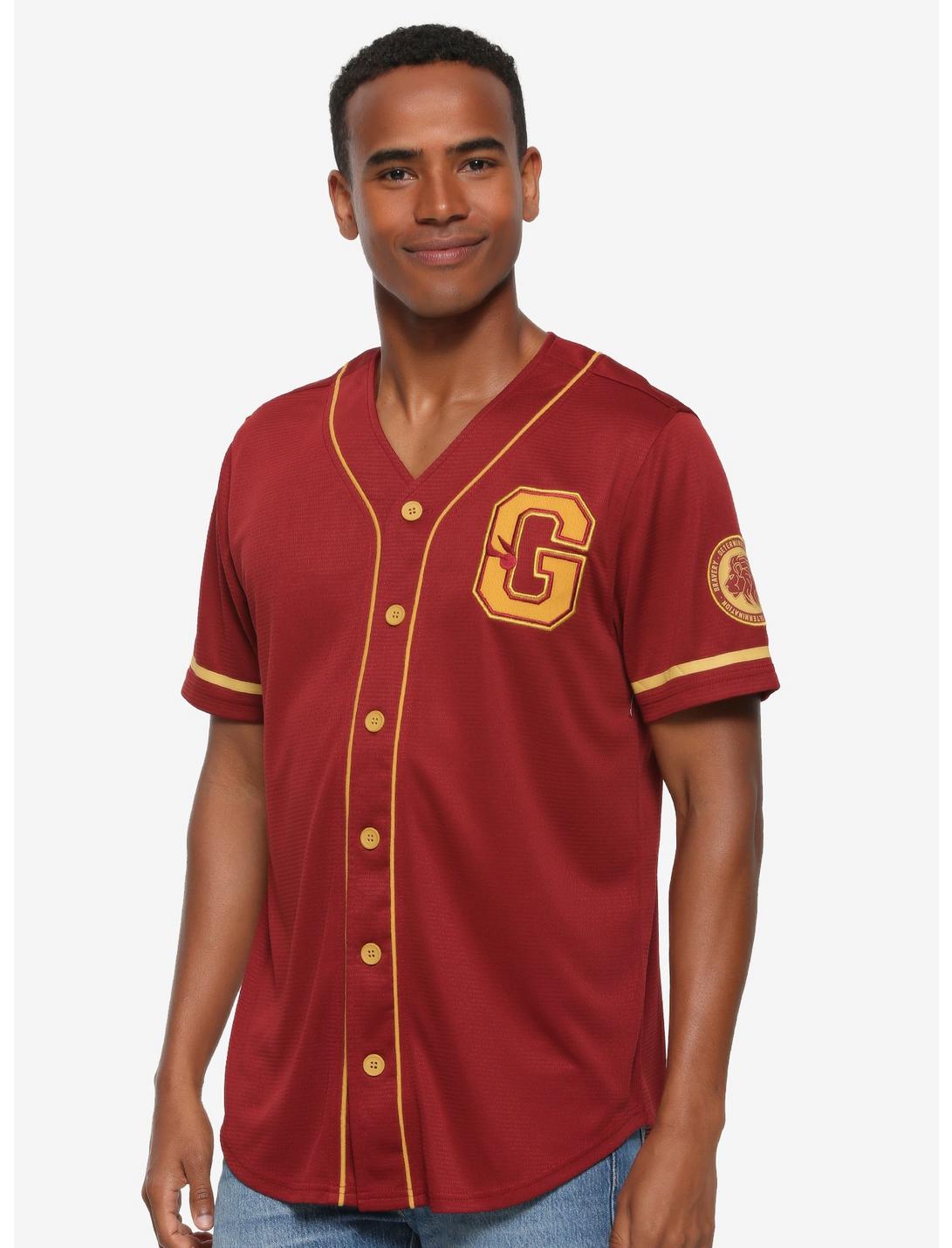 Harry Potter Gryffindor Baseball Jersey - BoxLunch Exclusive, RED, hi-res