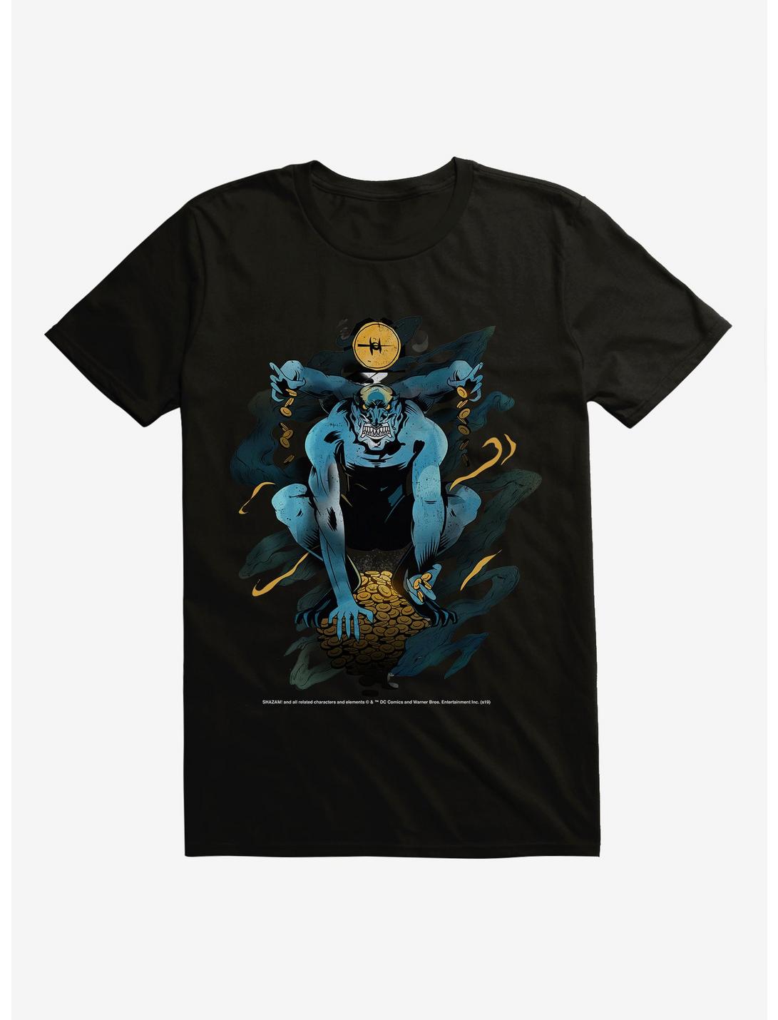 DC Comics Shazam! Deadly Sins Greed T-Shirt, BLACK, hi-res