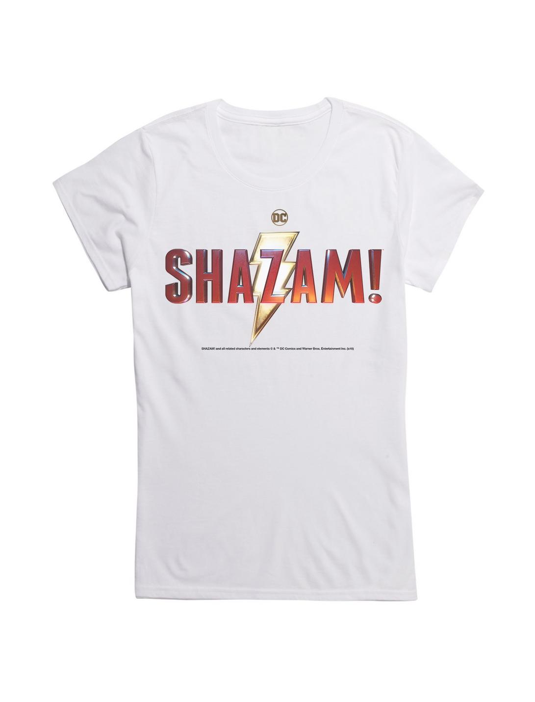 DC Comics Shazam! Name Logo Girls T-Shirt, , hi-res