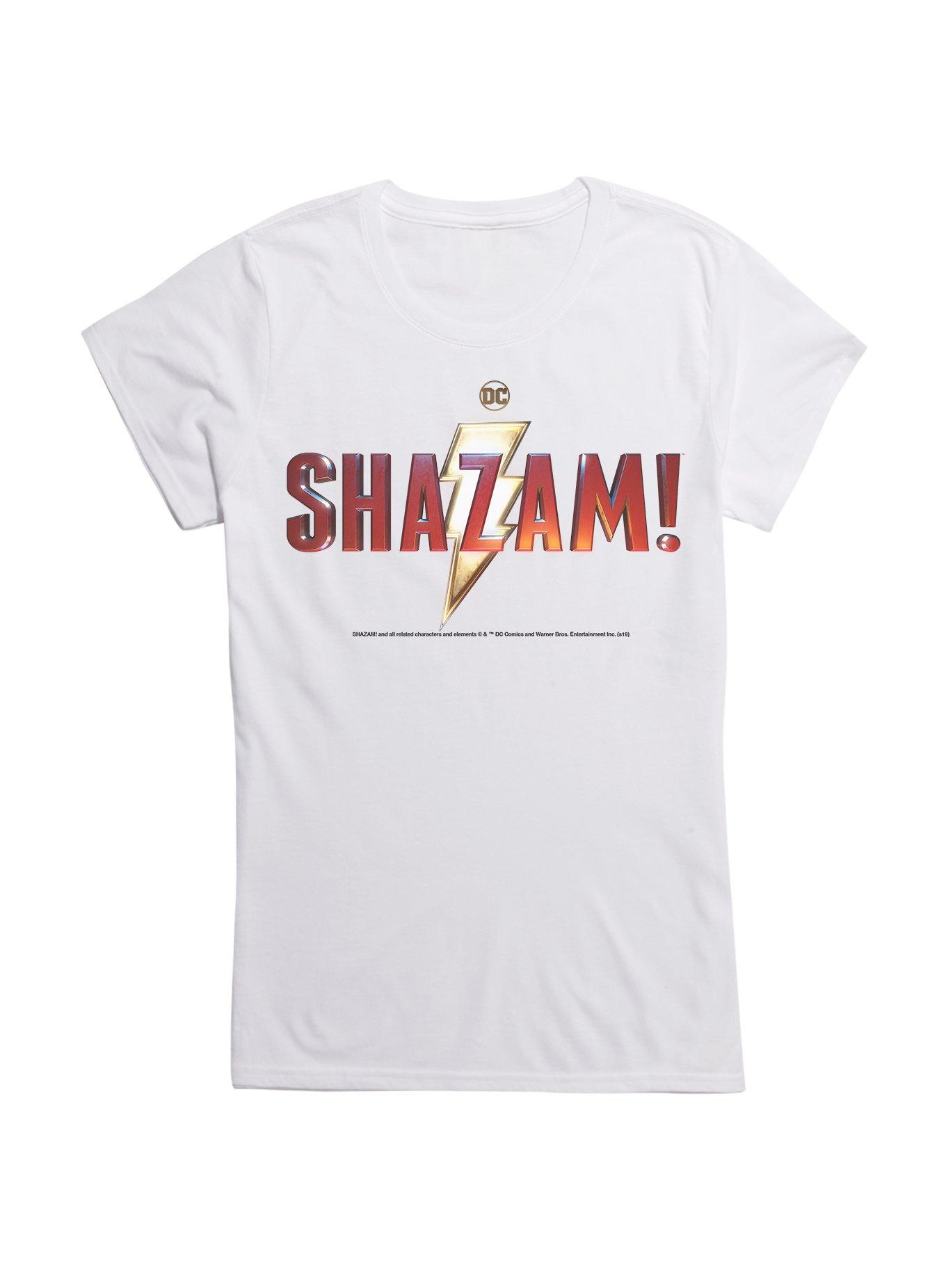 DC Comics Shazam! Name Logo Girls T-Shirt, , hi-res