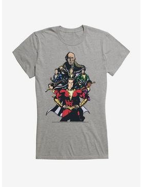 DC Comics Shazam! Group Girls T-Shirt, HEATHER, hi-res