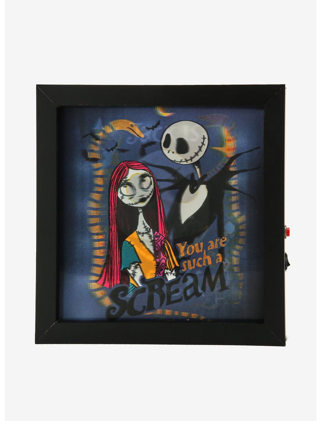 The Nightmare Before Christmas Light-Up Lenticular Wall Art, , hi-res