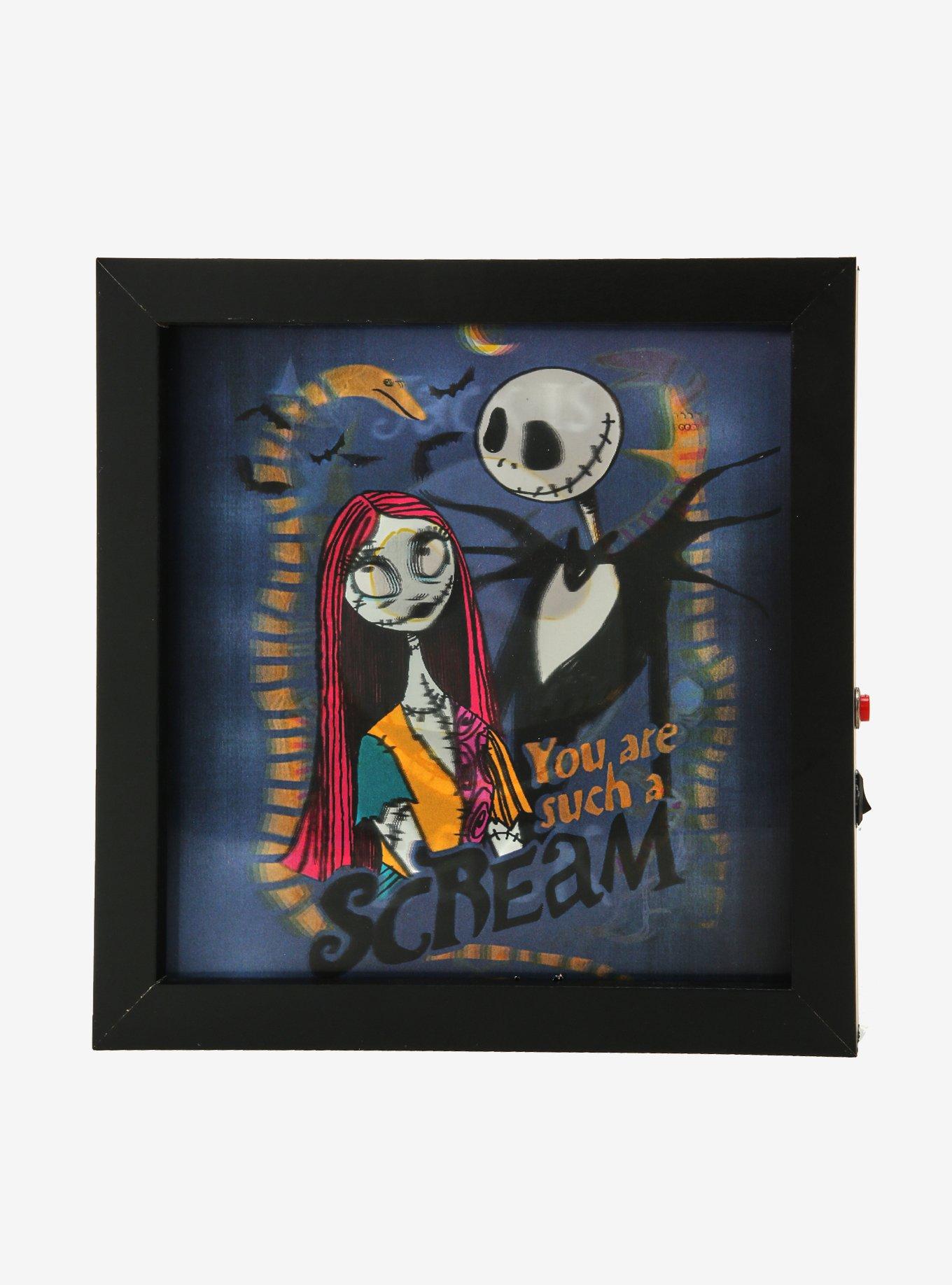 The Nightmare Before Christmas Light-Up Lenticular Wall Art, , hi-res