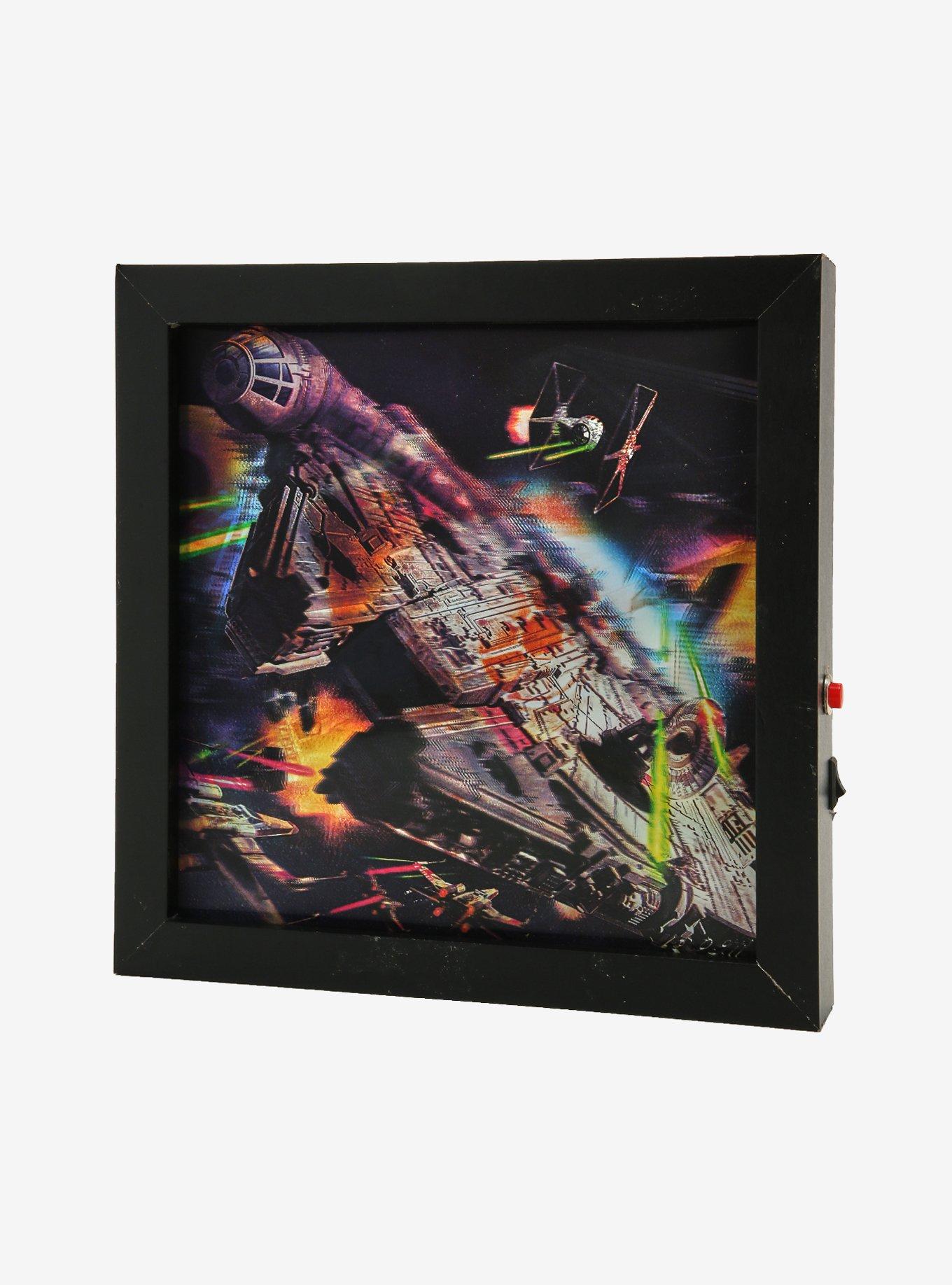 Star Wars Light-Up Lenticular Wall Art, , hi-res