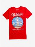 Queen Another One Bites The Dust T-Shirt, RED, hi-res