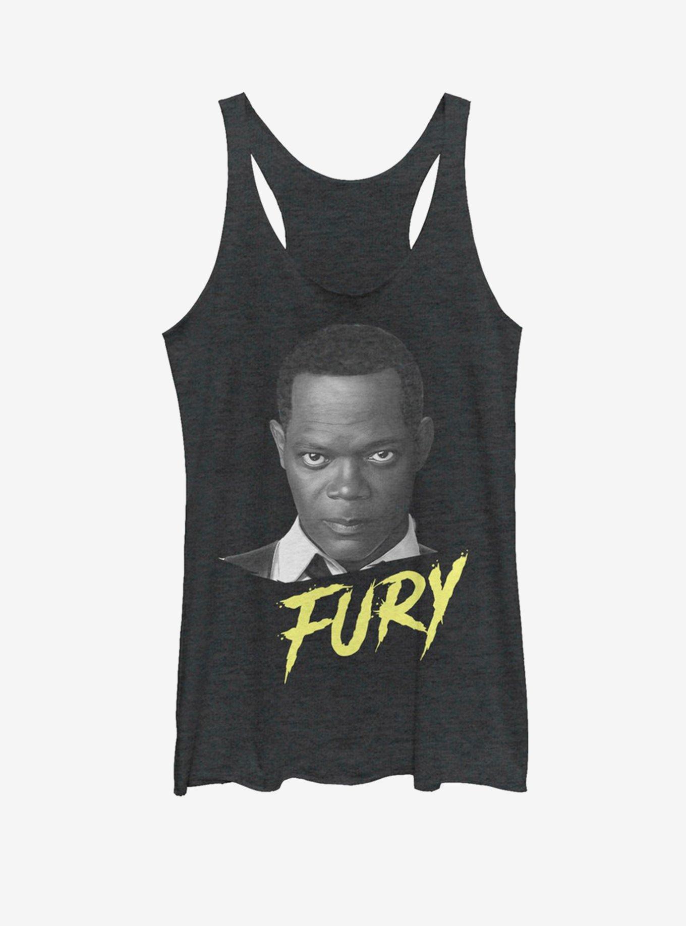 Marvel Captain Marvel Grey Fury Womens Tank, , hi-res