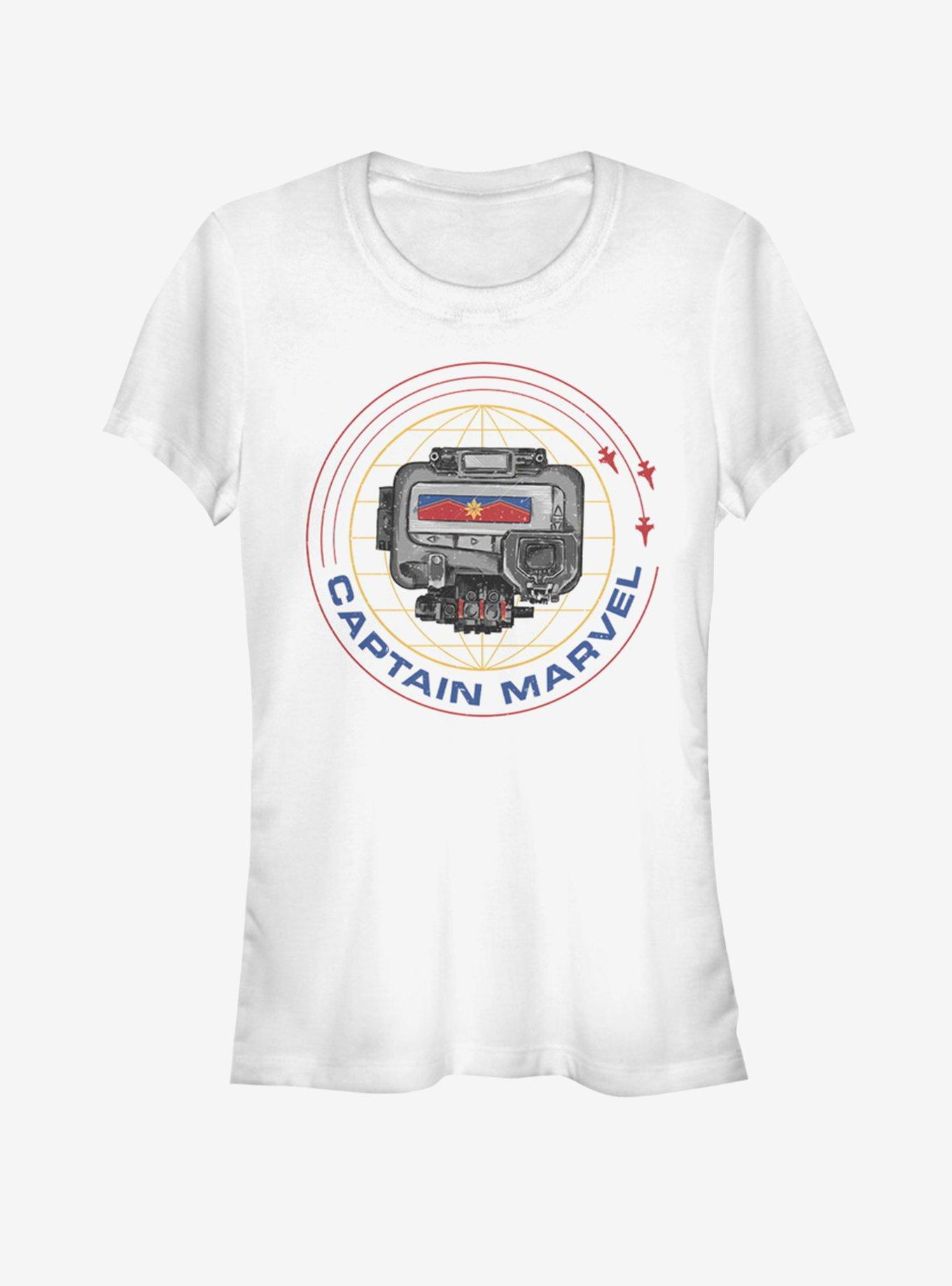 Marvel Captain Marvel Paging Marvel Girls T-Shirt