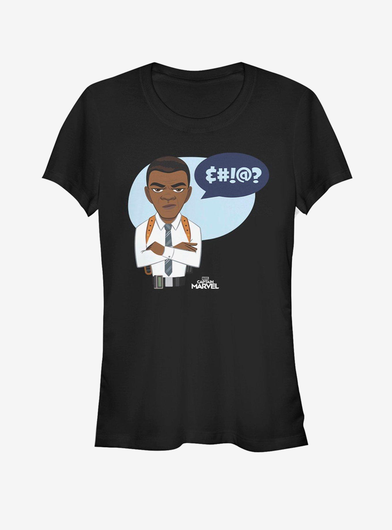 Marvel Captain Marvel Say What Girls T-Shirt, , hi-res