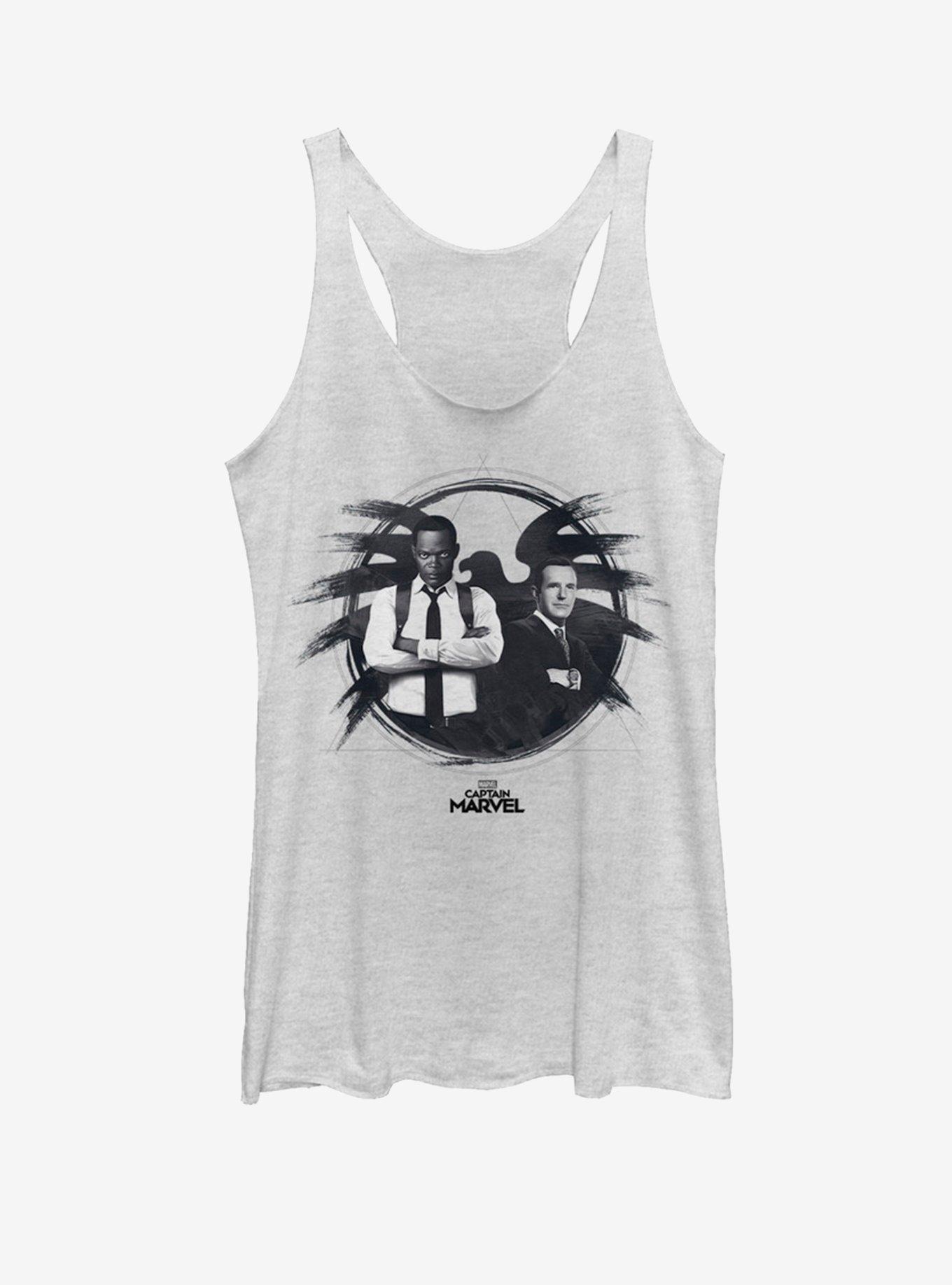 Marvel Captain Marvel Agent Brothers Girls Tank