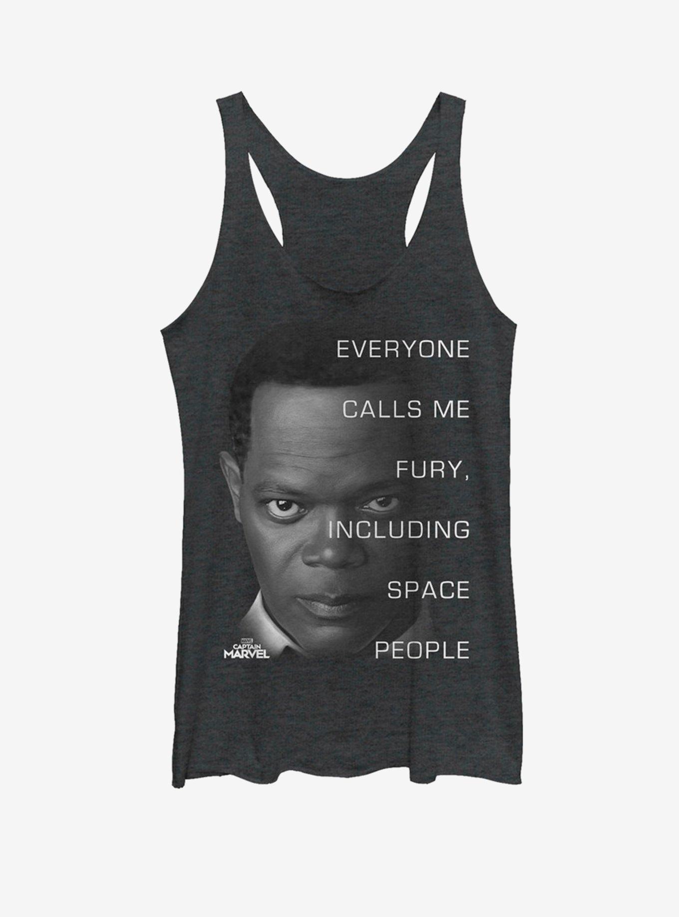Marvel Captain Marvel Fury Respect Girls Tank, , hi-res