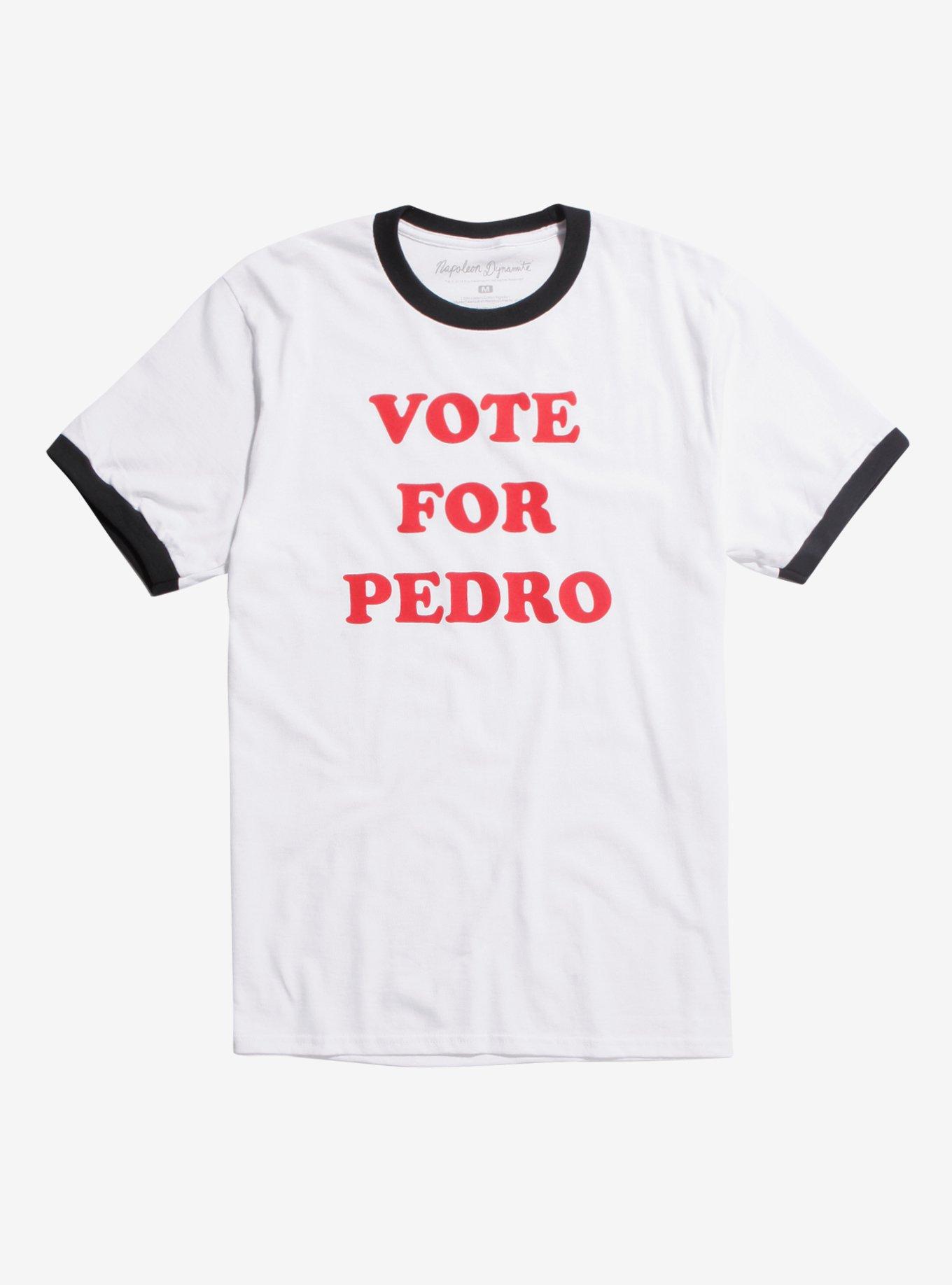 Napoleon Dynamite Vote For Pedro Ringer T-Shirt, MULTI, hi-res